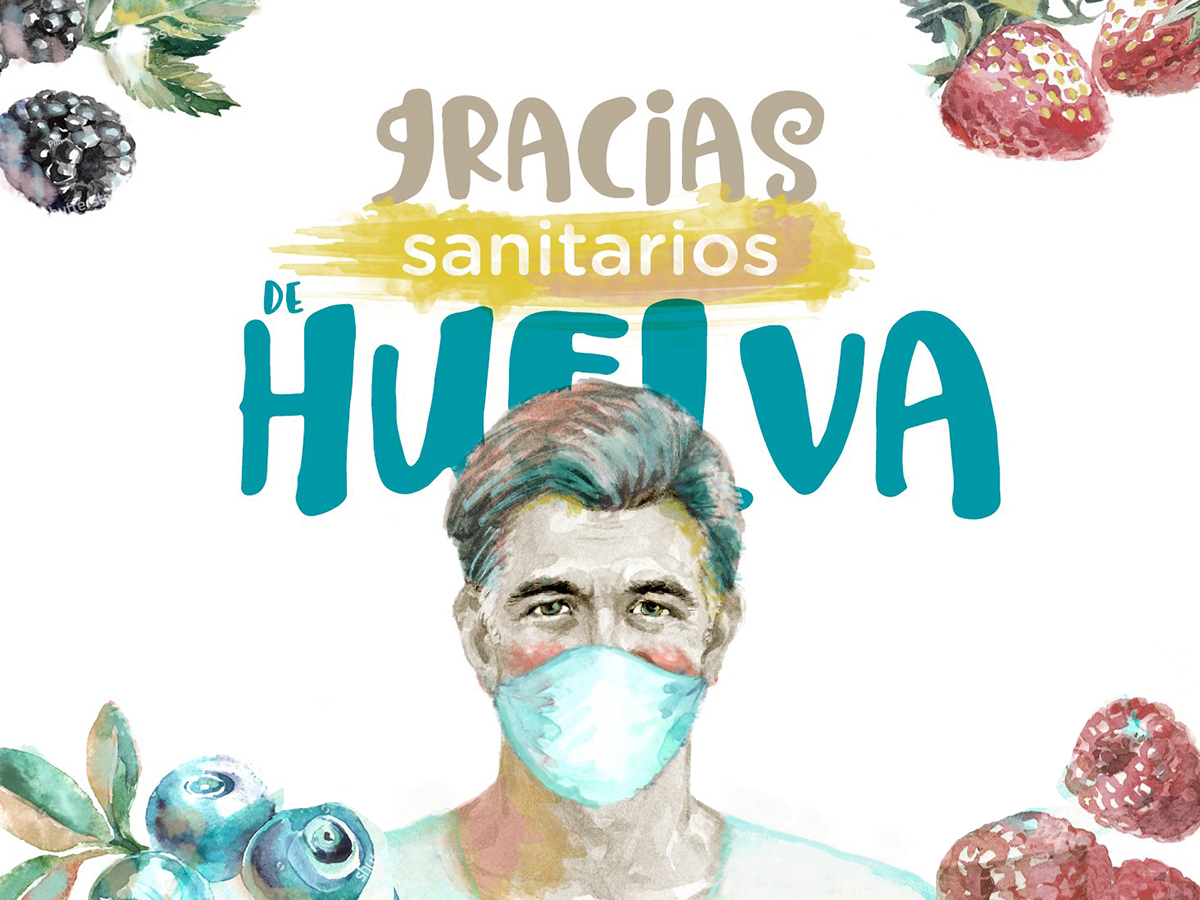 Plus Berries dona material de protección individual al los sanitarios de Huelva