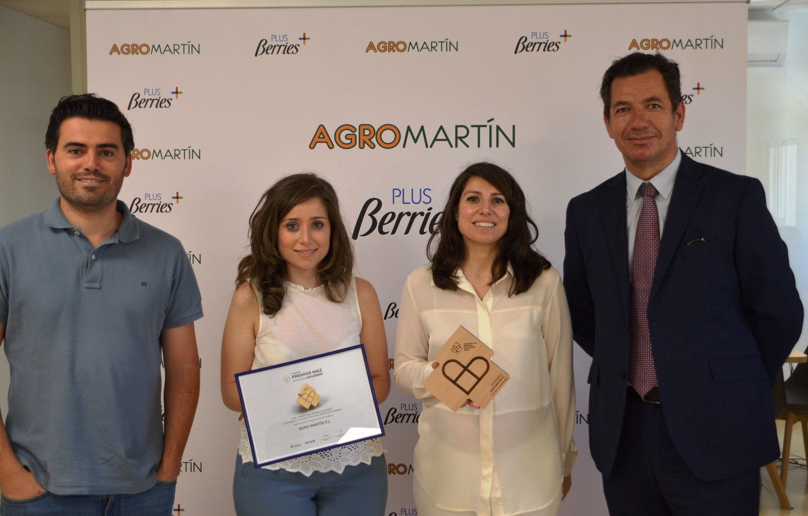 Agromartin premiado en los Premios MAZ Empresa Saludable